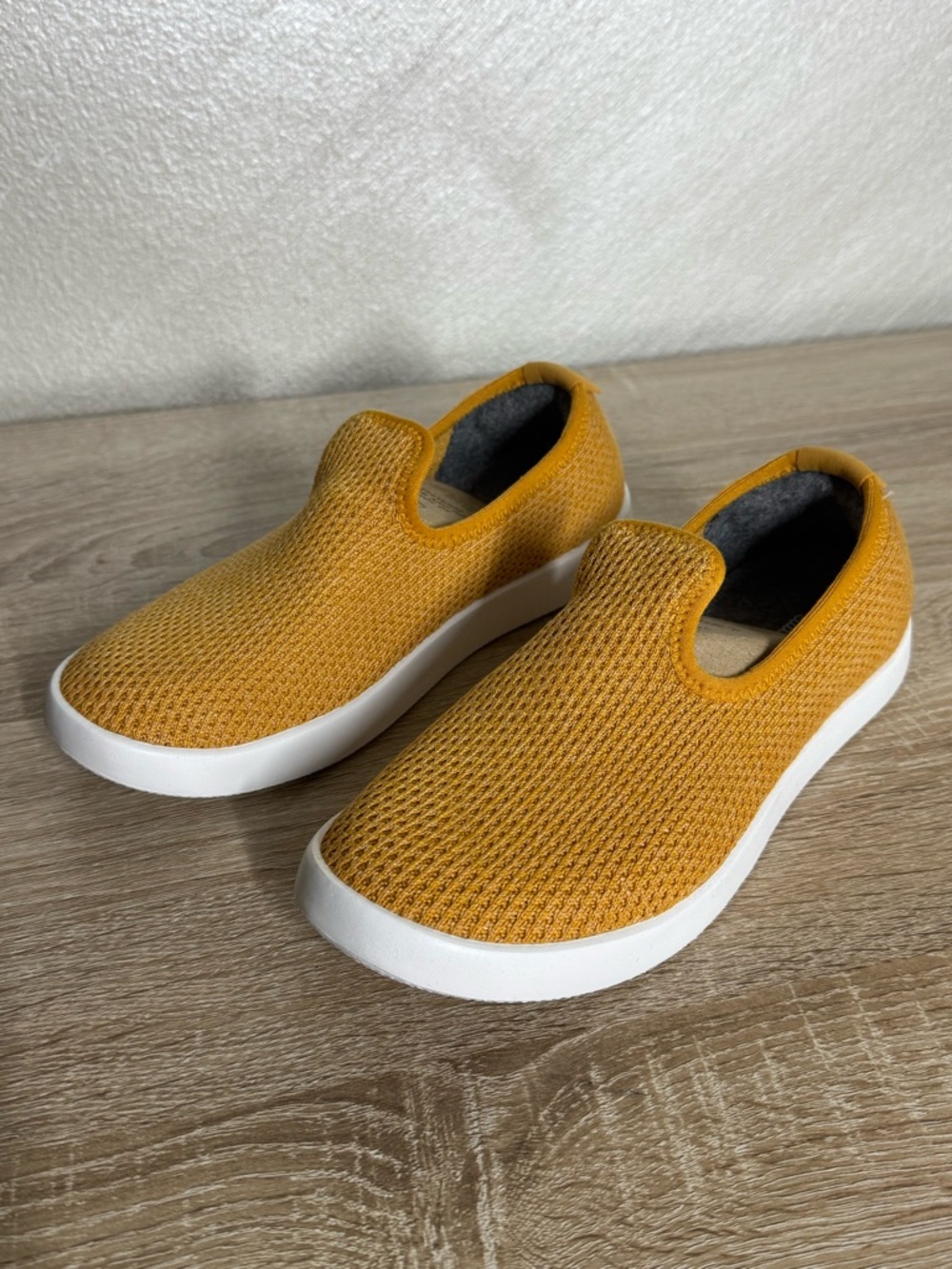 Allbirds Tree Lounger Women Size 6 Lux Honey (Blizzard) Knit Mesh Wool Slip On
